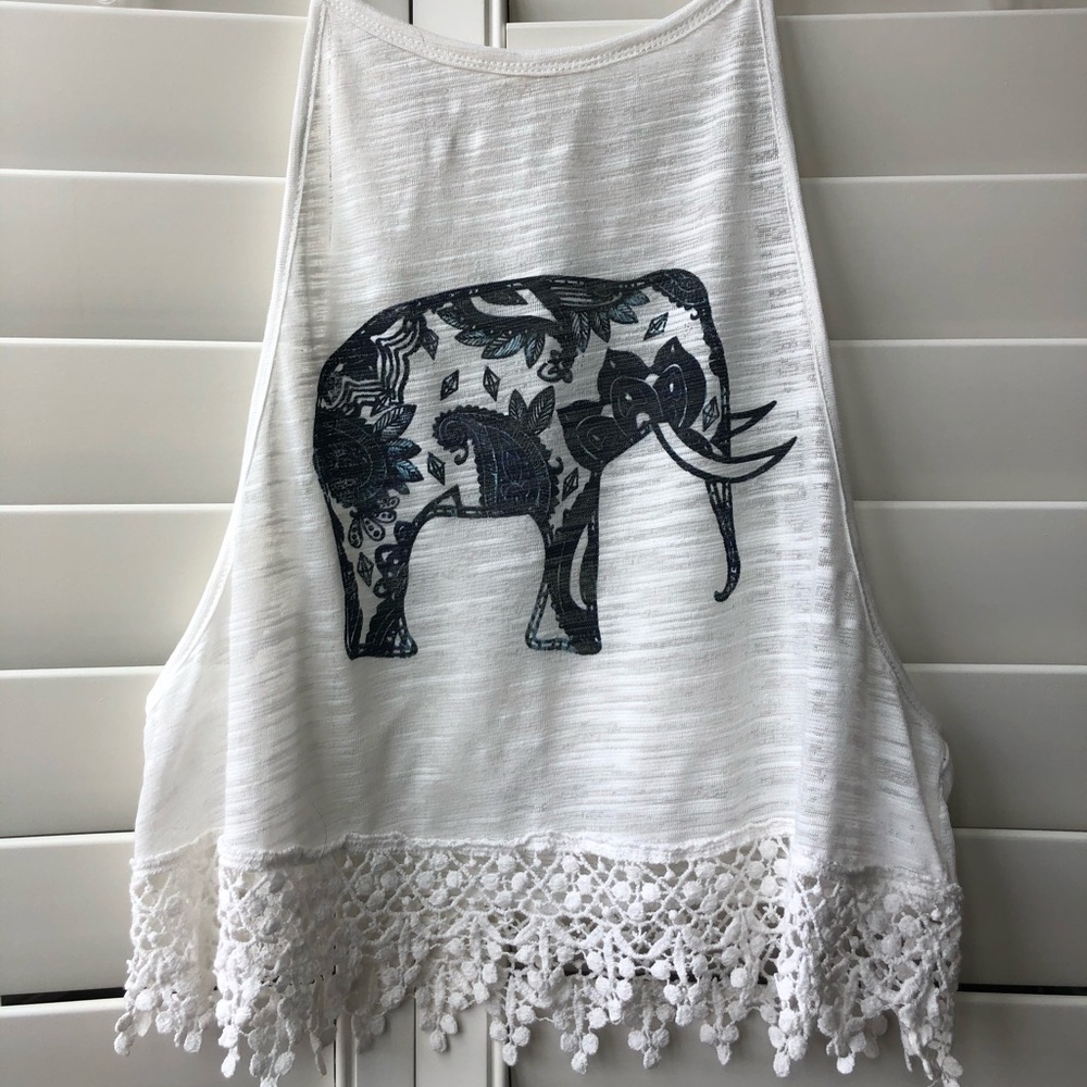 H&M Boho Elephant Tank